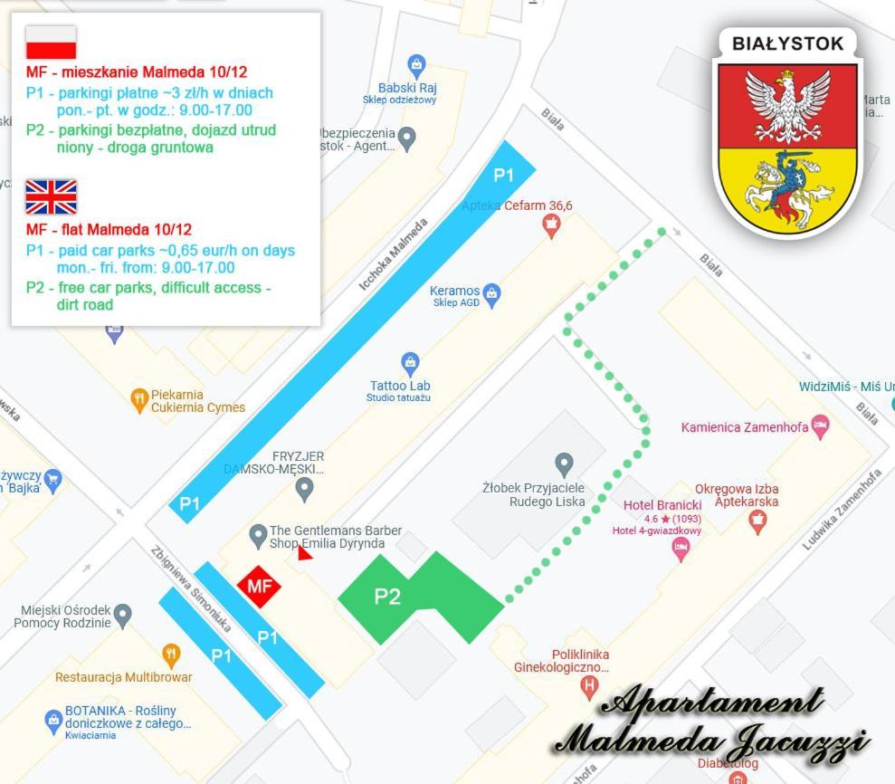 Vip Apartament Malmeda Jacuzzi بياليستوك المظهر الخارجي الصورة